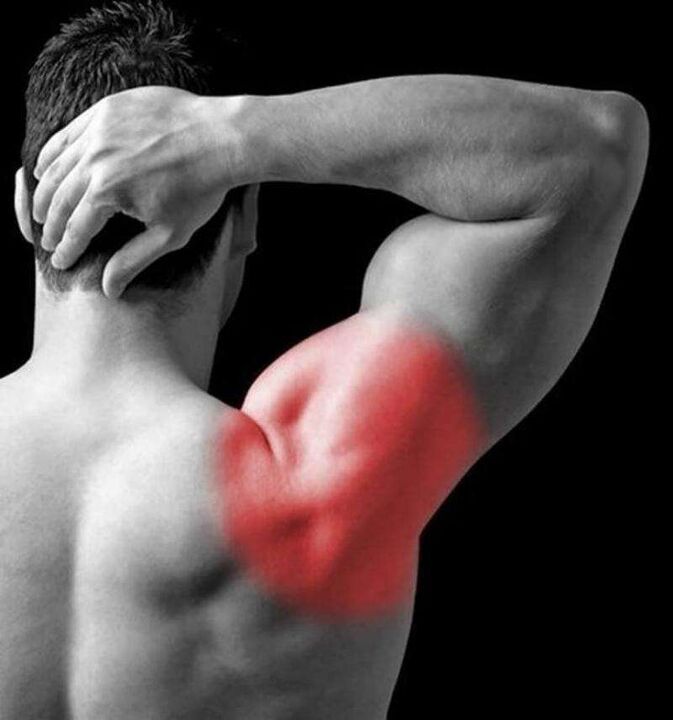 pain in the shoulder and back of the head with osteochondrosis of the cervix