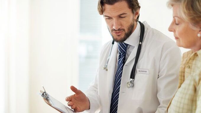 woman at the doctor's appointment